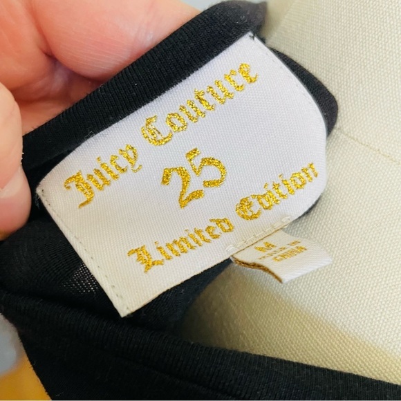 Juicy Couture 25 Limited Edition Tee Shirt- Size Medium - Picture 6 of 6